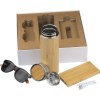 Set cadeau avec chargeur, gobelet thermos et lunettes de soleil