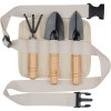 Set d'outils de jardinage dans une ceinture en coton