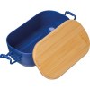 Lunchbox avec couvercle en bambou et fermeture à étrier