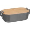 Lunchbox avec couvercle en bambou et fermeture à étrier