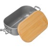 Lunchbox avec couvercle en bambou et fermeture à étrier