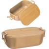Lunchbox avec couvercle en bambou et fermeture à étrier