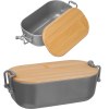 Lunchbox avec couvercle en bambou et fermeture à étrier