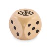 DADO - Dés en bois Schima de 5cm dia