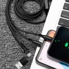 BURU - CÂBLE 5 EN 1 À CHARGE RAPIDE 20W - LONG - 1,2M - EN MATÉRIAUX RECYCLÉS
