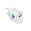 SHINCHAKU - CHARGEUR SECTEUR USB TYPE-C GAN 20W POWER DELIVERY - BLANC