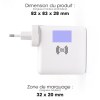 HIKOKI - CHARGEUR DE VOYAGE UNIVERSEL 3 EN 1 PRISE EU / UK / US