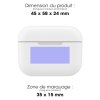 MEIYO - ÉCOUTEURS A RÉDUCTION DE BRUIT ANC SANS FIL BLUETOOTH BLANC