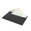 PORTE CARTE GRISE & DOCUMENTS EN SIMILI-CUIR LISSE NOIR