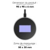 SEKKU - CHARGEUR ULTRA-RAPIDE SANS FIL 15W NOIR