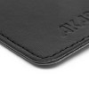 PORTE-CLE EN SIMILI-CUIR LISSE NOIR