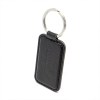 PORTE-CLE EN SIMILI-CUIR LISSE NOIR