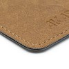 PORTE-CLE EN SIMILI-CUIR LISSE MARRON