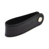 PORTE-CLE VIS EN CUIR VERITABLE NOIR