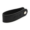 PORTE-CLE VIS EN SIMILI-CUIR NOIR GRAINE