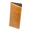 ETUI LUNETTES EN CUIR VERITABLE MARRON CLAIR