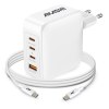 HIMAN - PACK CHARGEUR SECTEUR GAN 100W + CABLE TYPE-C 100W