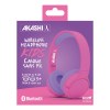 SETSUKO - CASQUE KIDS SANS FIL BLUETOOTH ROSE ET VIOLET