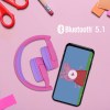 SETSUKO - CASQUE KIDS SANS FIL BLUETOOTH ROSE ET VIOLET
