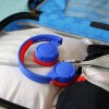 SETSUKO - CASQUE KIDS SANS FIL BLUETOOTH BLEU ET ROUGE