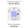 OTO - ÉCOUTEURS FILAIRES USB-C BLANCS