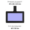 RINKU - LANIERE TOUR DE COU SMARTPHONE UNIVERSELLE NOIR