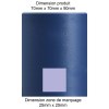 SOCLE LAMPE DE TABLE POP BLEU + AMPOULE 2 MOTS MITB
