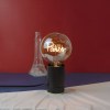 SOCLE LAMPE DE TABLE POP ROUGE + AMPOULE 1 MOT MITB