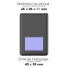 MANTI - BATTERIE DE SECOURS MAGSAFE CHARGEMENT SANS FIL 5000 MAH
