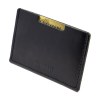 PORTE CARTE SIMPLE EN CUIR VERITABLE NOIR