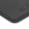 PORTE-CARTES FOLIO AVEC OU SANS ANTI-RFID  EN CUIR VERITABLE NOIR