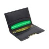 PORTE-CARTES FOLIO AVEC OU SANS ANTI-RFID  EN CUIR VERITABLE NOIR