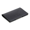 PORTE-CARTES FOLIO AVEC OU SANS ANTI-RFID  EN CUIR VERITABLE NOIR