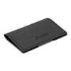 PORTE-CARTES FOLIO AVEC OU SANS ANTI-RFID EN SIMILI-CUIR NOIR GRAINE