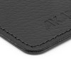 PORTE-CARTES FOLIO AVEC OU SANS ANTI-RFID  CUIR RECYCLÉ NOIR