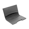 PORTE-CARTES FOLIO AVEC OU SANS ANTI-RFID  CUIR RECYCLÉ GRIS