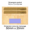 PORTE-CARTES HORIZONTAL AVEC OU SANS ANTI-RFID  LIEGE