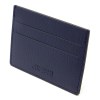 PORTE-CARTES HORIZONTAL AVEC OU SANS ANTI-RFID  CUIR RECYCLÉ BLEU MARINE