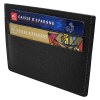 PORTE-CARTES HORIZONTAL AVEC OU SANS ANTI-RFID  CUIR RECYCLÉ NOIR