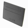 PORTE-CARTES HORIZONTAL AVEC OU SANS ANTI-RFID  CUIR RECYCLÉ GRIS