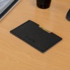 PORTE CARTE SIMPLE EN SIMILI-CUIR NOIR GRAINE