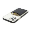 PORTE-CARTE POUR SMARTPHONE AVEC ADHESIF 3M EN CUIR VERITABLE NOIR