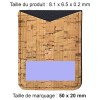 PORTE-CARTE POUR SMARTPHONE AVEC ADHESIF 3M LIEGE