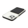 PORTE-CARTE POUR SMARTPHONE AVEC ADHESIF 3M EN SIMILI-CUIR NOIR GRAINE