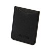 PORTE-CARTE POUR SMARTPHONE AVEC ADHESIF 3M EN SIMILI-CUIR NOIR GRAINE