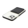 PORTE-CARTE POUR SMARTPHONE AVEC ADHESIF 3M EN SIMILI-CUIR LISSE NOIR