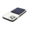 PORTE-CARTE POUR SMARTPHONE AVEC ADHESIF 3M CUIR RECYCLÉ BLEU MARINE