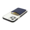 PORTE-CARTE POUR SMARTPHONE AVEC ADHESIF 3M CUIR RECYCLÉ BLEU MARINE