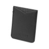 PORTE-CARTE POUR SMARTPHONE AVEC ADHESIF 3M CUIR RECYCLÉ NOIR