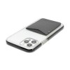 PORTE-CARTE POUR SMARTPHONE AVEC ADHESIF 3M CUIR RECYCLÉ GRIS